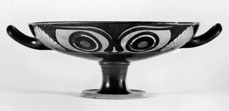Nikosthenes Workshop - Type A Kylix Depicting Eyes, Nose And Palmette - Walters 