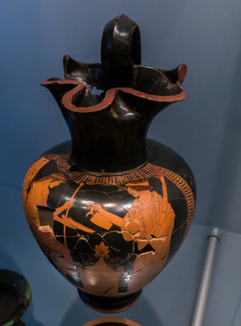 Cleveland Painter Arv 517 11 Triptolemos And Demeter 