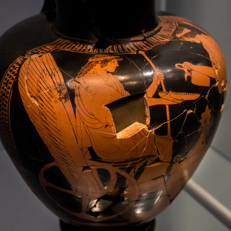 Cleveland Painter Arv 517 11 Triptolemos And Demeter 