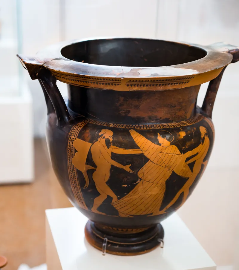Cleveland Painter - Arv 517 7- Herakles And Busiris - Satyrs Molesting Maenad - Athens Nam 
