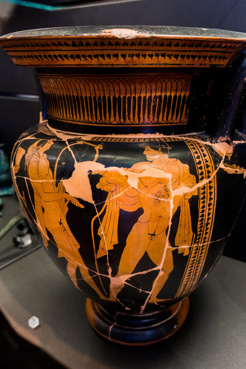 Cleveland Painter Arv 517 9 Komos - Three Draped Youths 