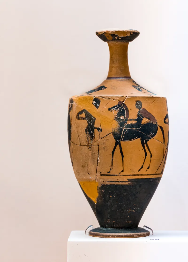 Comparable With The Corchiano Group - Abv 516 Extra - Lion Pursuing Youth - Horseman And Youths - Rhodos Am 