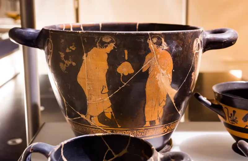 Curtius Painter - Arv 935 71 - Draped Youths - Cortona Maec 9623 - 
