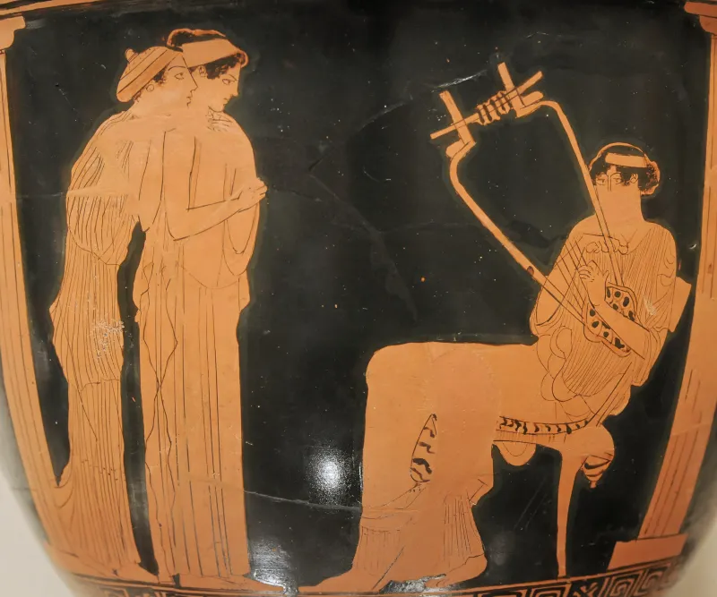 Playing Lyre Met 