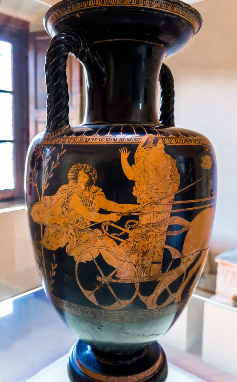 Manner Of The Dinos Painter Arv 1157 25 Pelops Abducting Hippodameia - Women Fleeing To Man 
