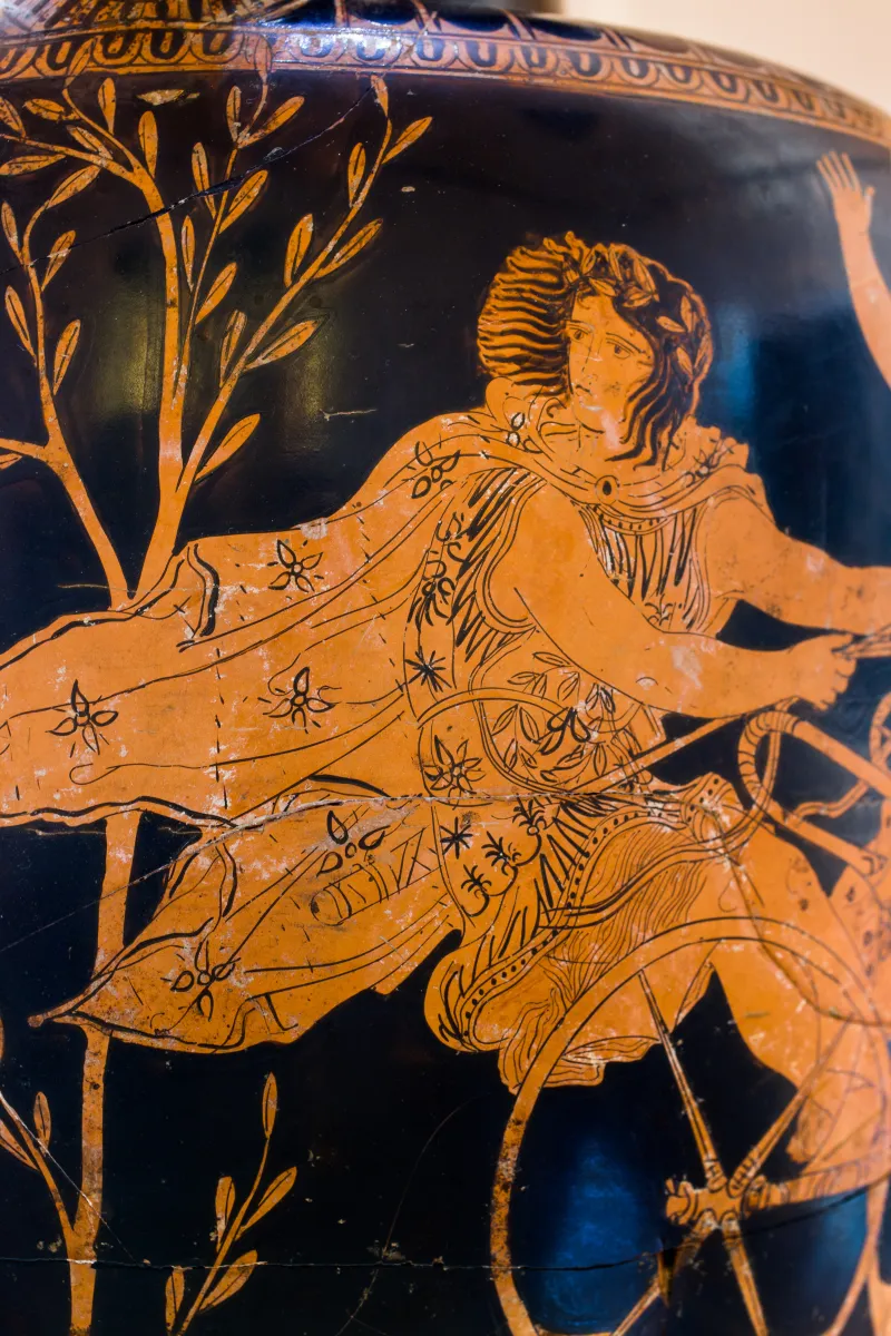 Manner Of The Dinos Painter Arv 1157 25 Pelops Abducting Hippodameia - Women Fleeing To Man 