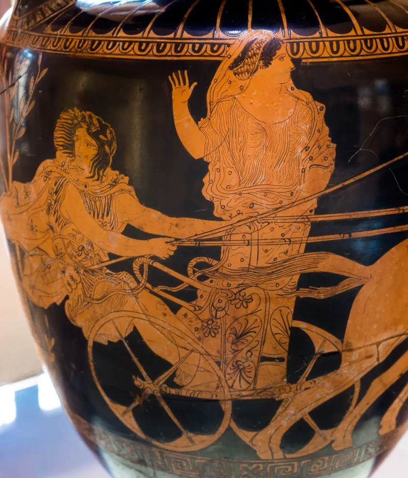 Manner Of The Dinos Painter Arv 1157 25 Pelops Abducting Hippodameia - Women Fleeing To Man 