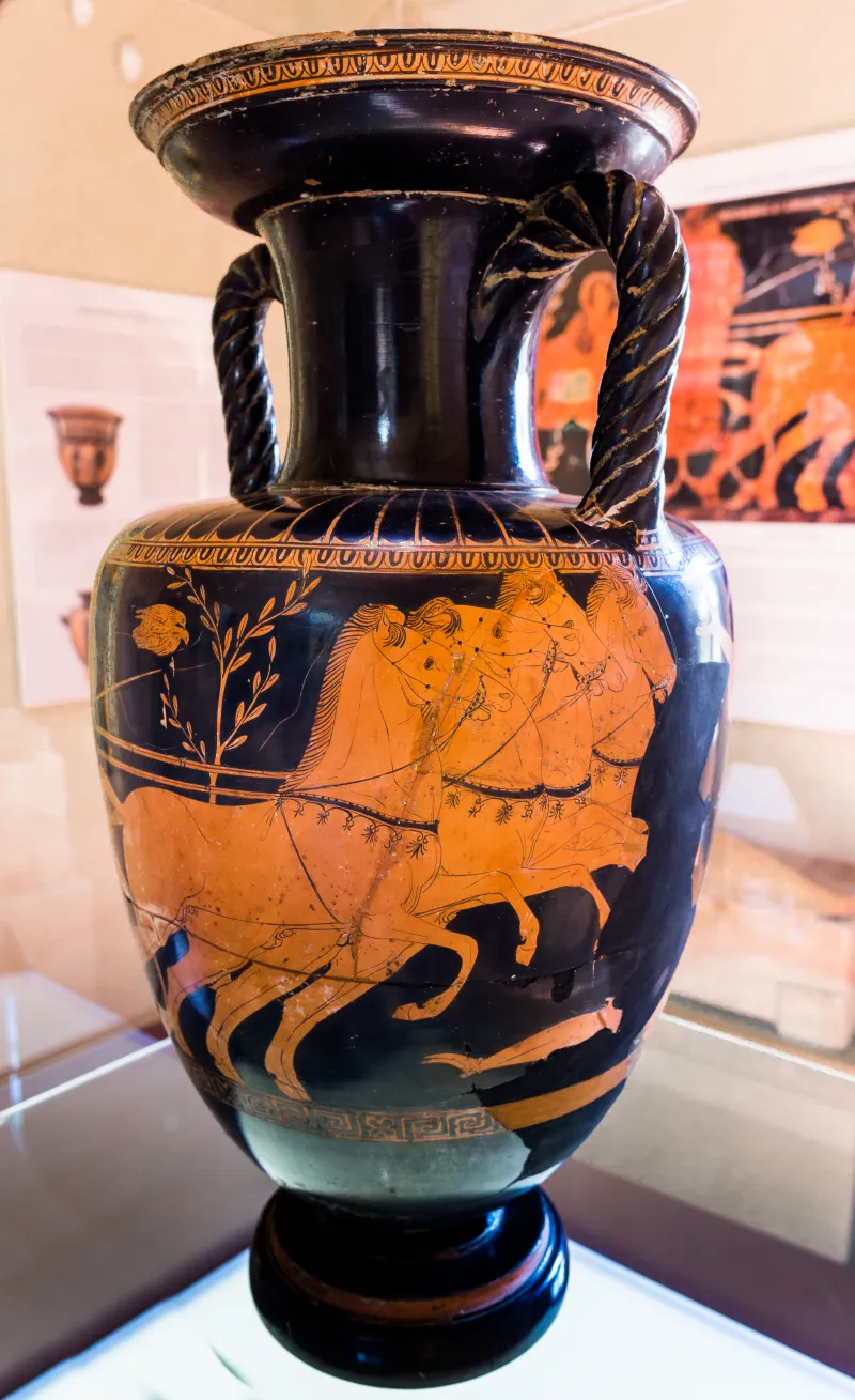 Manner Of The Dinos Painter Arv 1157 25 Pelops Abducting Hippodameia - Women Fleeing To Man 