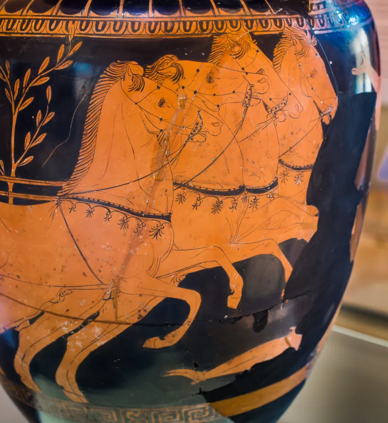 Manner Of The Dinos Painter Arv 1157 25 Pelops Abducting Hippodameia - Women Fleeing To Man 
