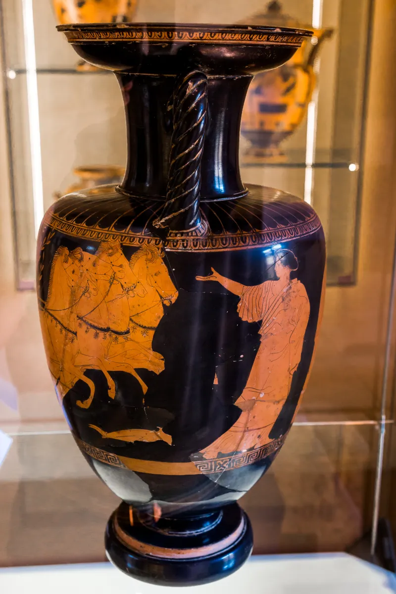 Manner Of The Dinos Painter Arv 1157 25 Pelops Abducting Hippodameia - Women Fleeing To Man 