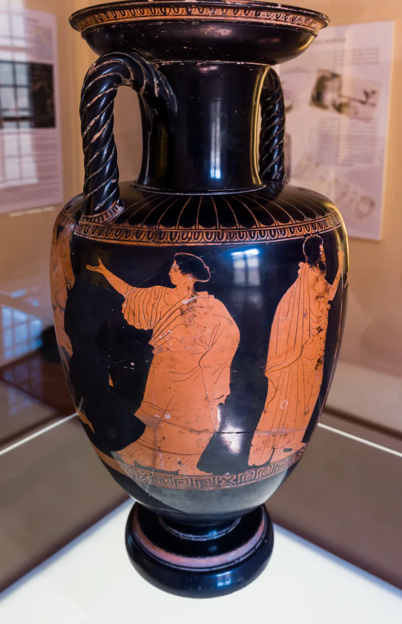 Manner Of The Dinos Painter Arv 1157 25 Pelops Abducting Hippodameia - Women Fleeing To Man 