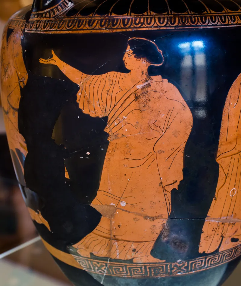 Manner Of The Dinos Painter Arv 1157 25 Pelops Abducting Hippodameia - Women Fleeing To Man 