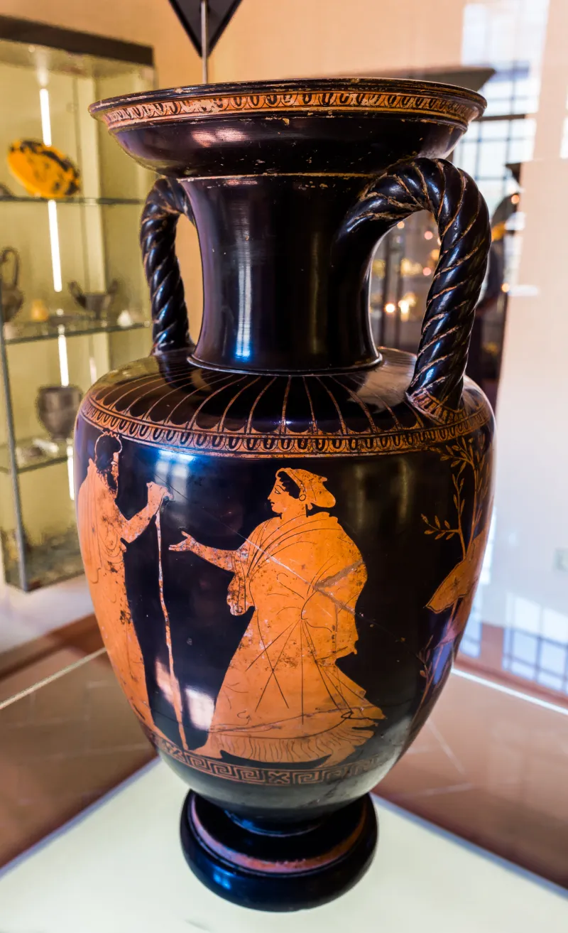 Manner Of The Dinos Painter Arv 1157 25 Pelops Abducting Hippodameia - Women Fleeing To Man 