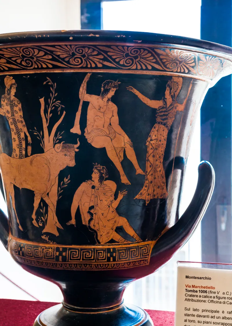 Manner Of The Dinos Painter Arv Extra - Theseus And The Bull - Leda And The Egg 