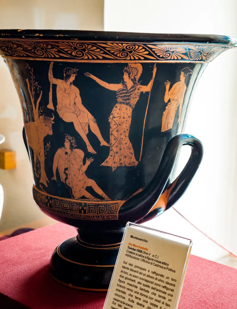 Manner Of The Dinos Painter Arv Extra - Theseus And The Bull - Leda And The Egg 