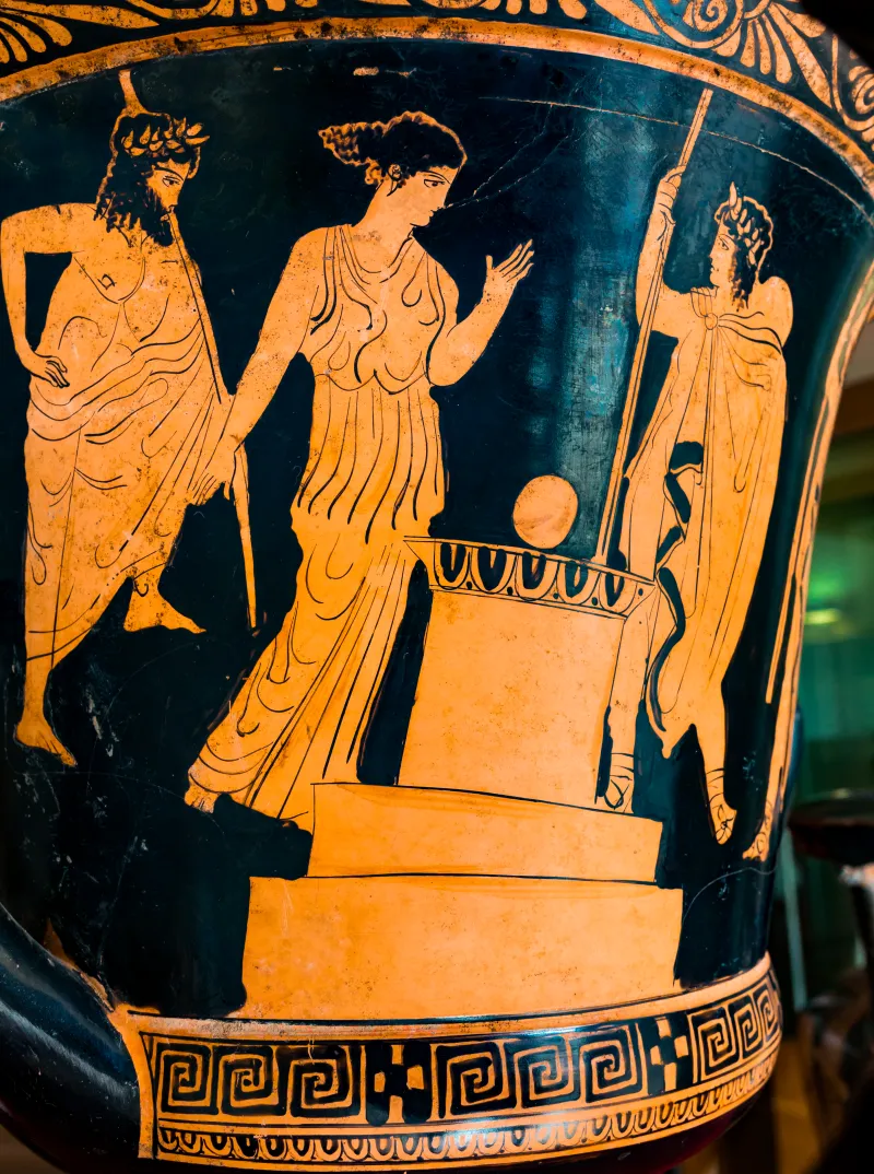 Manner Of The Dinos Painter Arv Extra - Theseus And The Bull - Leda And The Egg 