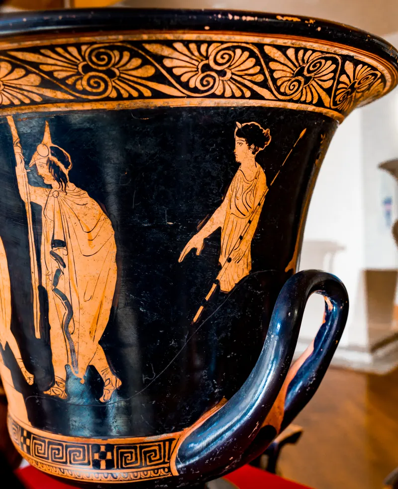Manner Of The Dinos Painter Arv Extra - Theseus And The Bull - Leda And The Egg 