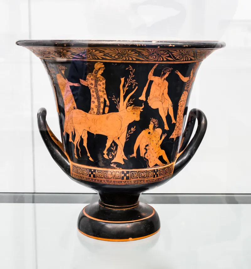 Manner Of The Dinos Painter - Arv Extra - Theseus And The Bull - Leda And The Egg - Montesarchio Mandsc 28443 - 