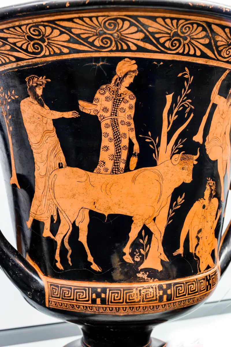 Manner Of The Dinos Painter - Arv Extra - Theseus And The Bull - Leda And The Egg - Montesarchio Mandsc 28443 - 