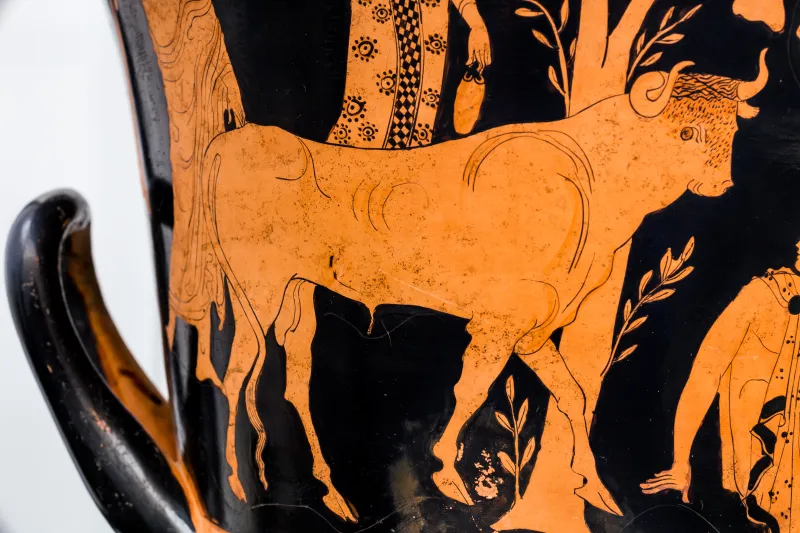 Manner Of The Dinos Painter - Arv Extra - Theseus And The Bull - Leda And The Egg - Montesarchio Mandsc 28443 - 