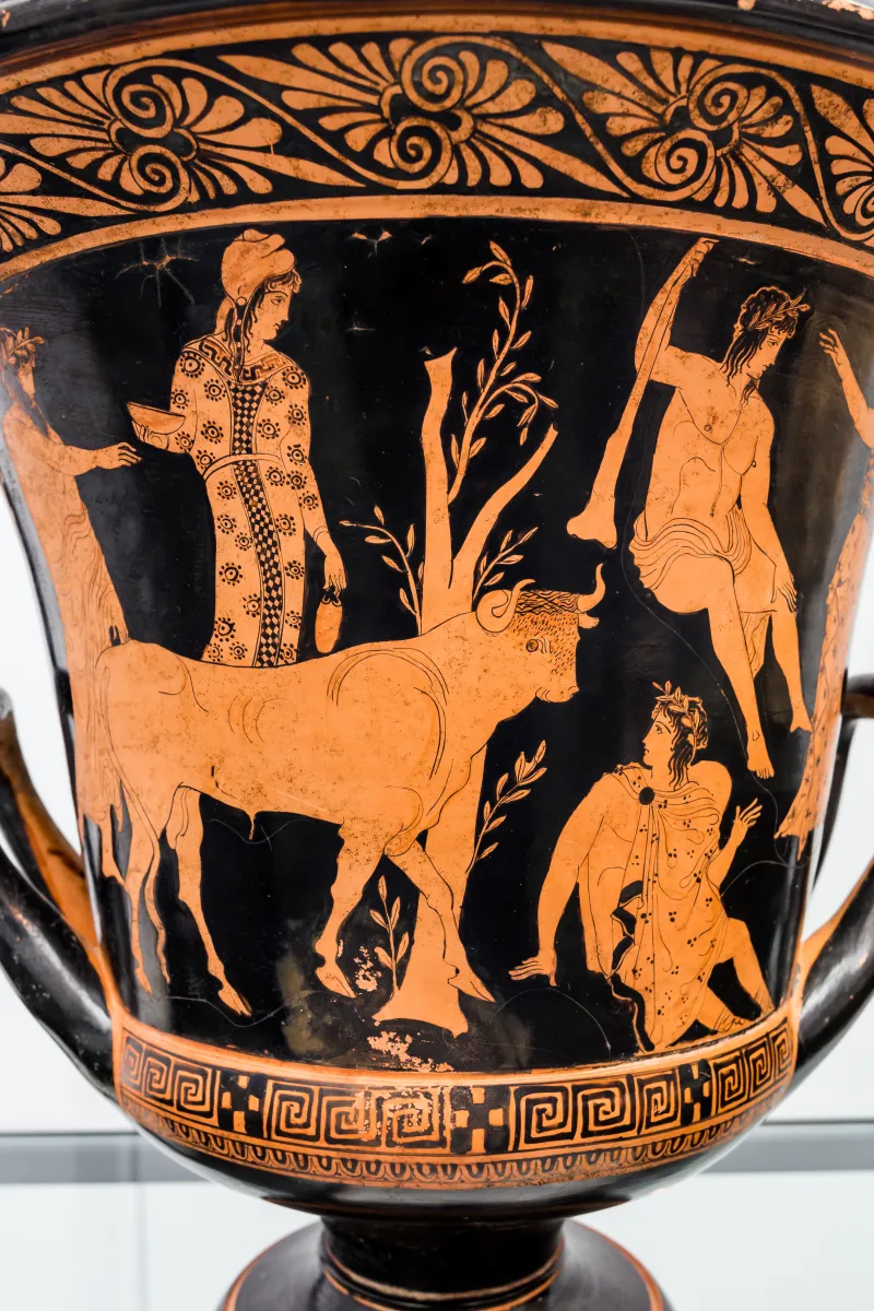 Manner Of The Dinos Painter - Arv Extra - Theseus And The Bull - Leda And The Egg - Montesarchio Mandsc 28443 - 