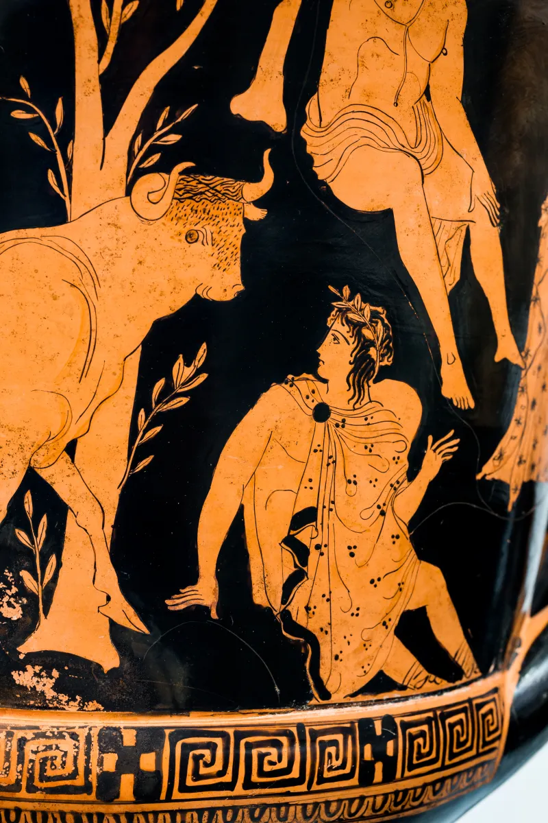 Manner Of The Dinos Painter - Arv Extra - Theseus And The Bull - Leda And The Egg - Montesarchio Mandsc 28443 - 