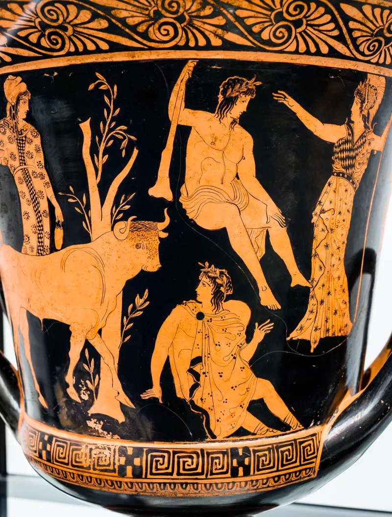Manner Of The Dinos Painter - Arv Extra - Theseus And The Bull - Leda And The Egg - Montesarchio Mandsc 28443 - 