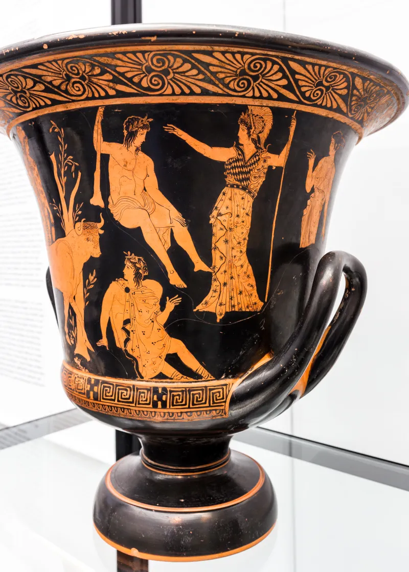 Manner Of The Dinos Painter - Arv Extra - Theseus And The Bull - Leda And The Egg - Montesarchio Mandsc 28443 - 