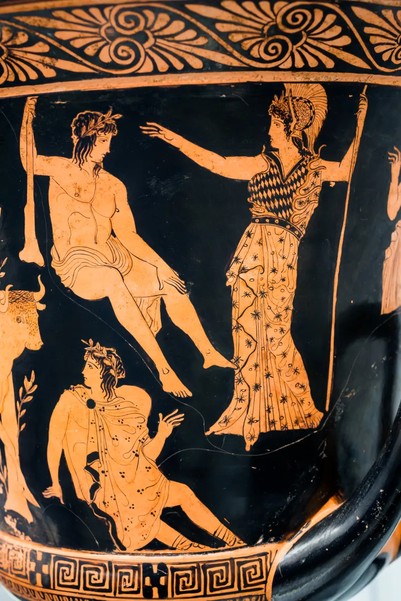 Manner Of The Dinos Painter - Arv Extra - Theseus And The Bull - Leda And The Egg - Montesarchio Mandsc 28443 - 