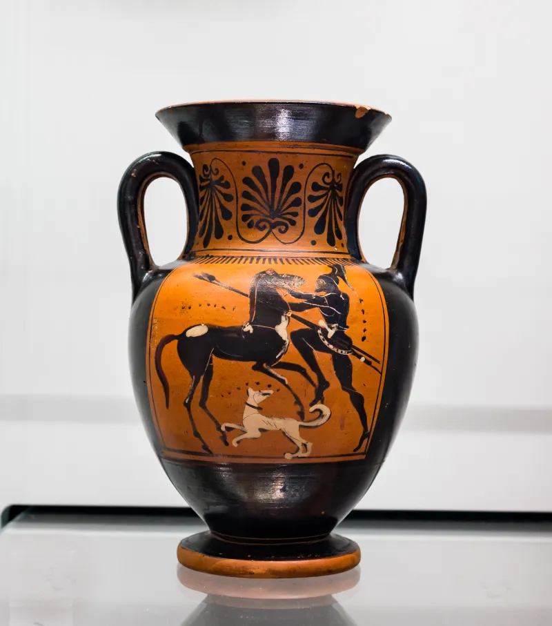Diosphos Painter - Abv Extra - Amazons Arming - Hoplite Restraining Horse - Oxford Am 