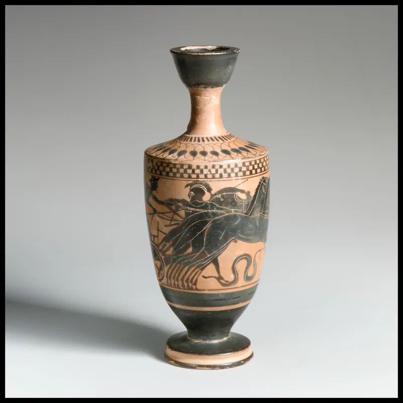 Terracotta Lekythos Met Dp1054 