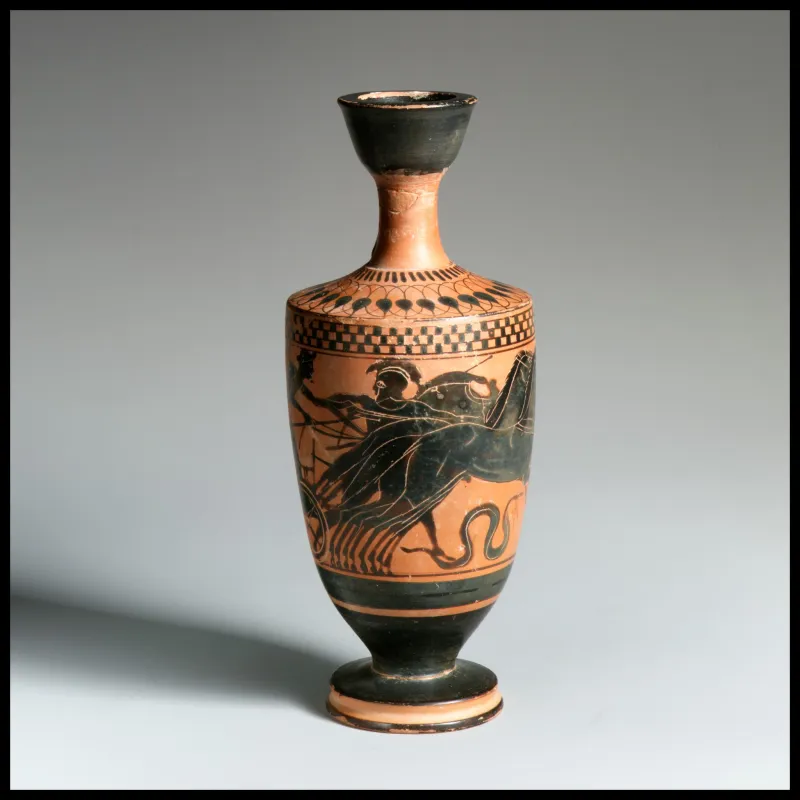 Terracotta Lekythos Met 