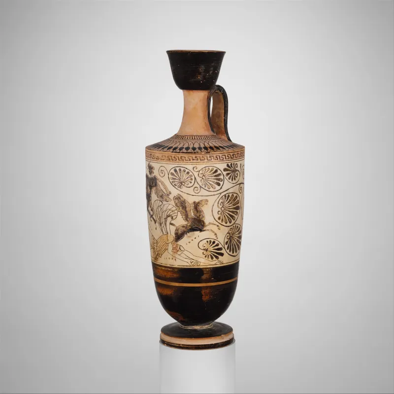 Terracotta Lekythos (Oil Flask) Met 