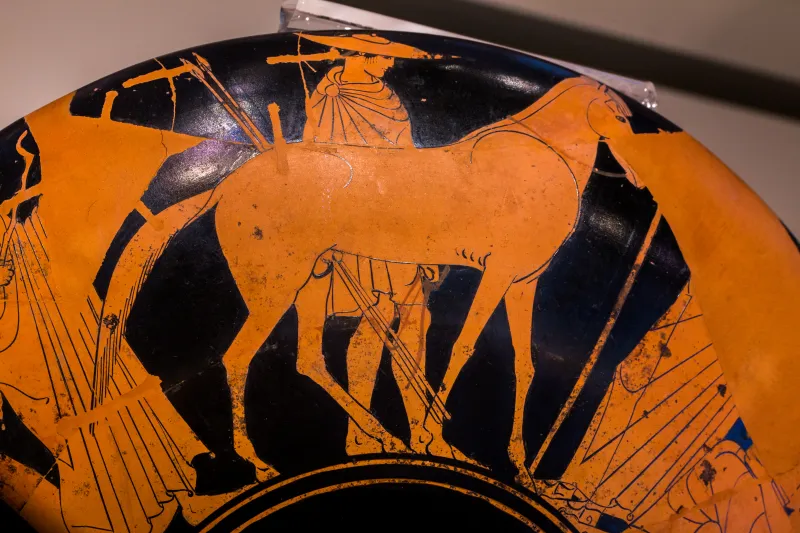 Dokimasia Painter Arv 412 1 Archer With Horse - Youths Leading Their Horses To Inspection 