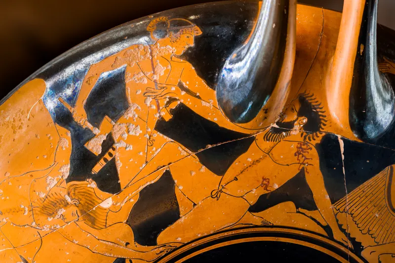 Dokimasia Painter - Arv 413 25 - Deeds Of Theseus - Firenze Man 70800 - 