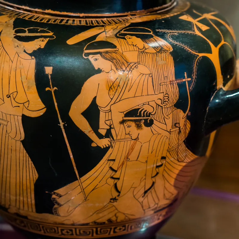 Dokimasia Painter Arv 414 34Ter Death Of Orpheus 