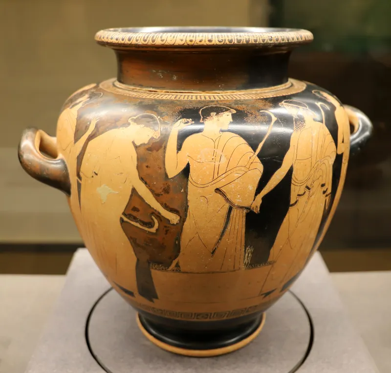 Pittore Della Dokimasia, Stamnos Con Hoplon Krisis Delle Armi Del Defunto Achille), 470-460 Ac 
