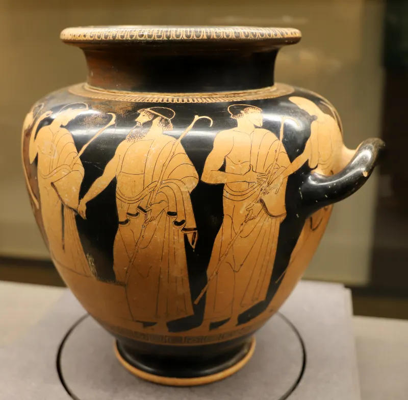 Pittore Della Dokimasia, Stamnos Con Hoplon Krisis Delle Armi Del Defunto Achille), 470-460 Ac 