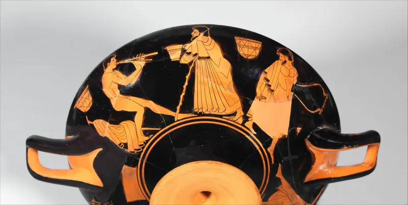 Terracotta Kylix (Drinking Cup) Met 