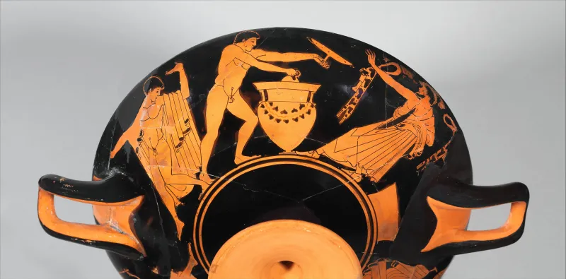Terracotta Kylix (Drinking Cup) Met 
