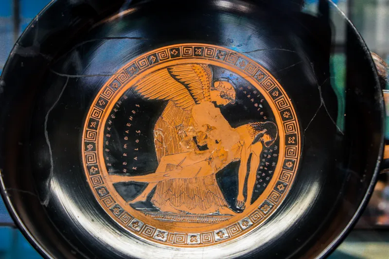 Douris Arv 434 74 Eos And Memnon - Duel Of Menelaos And Paris - Duel Of Ajax And 
