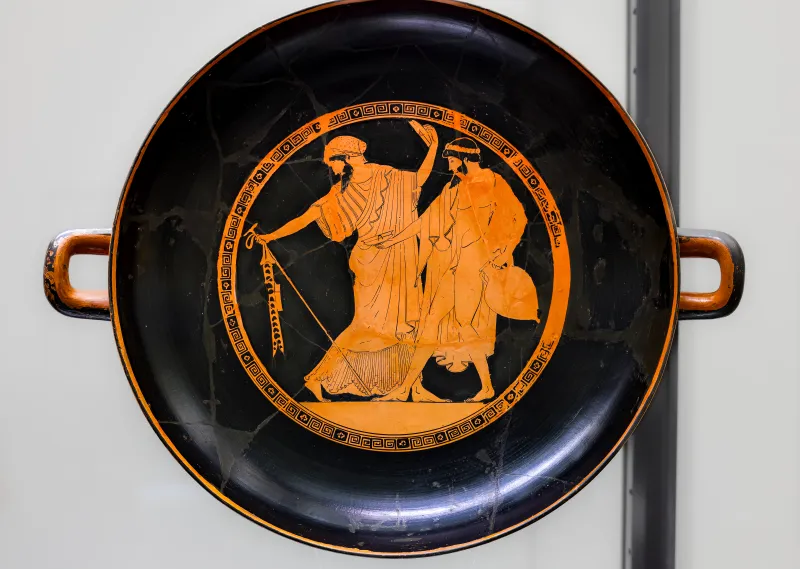 Douris - Arv 438 132 - Anacreontic Komos - Dionysos With Satyrs And Maenads - München As 2647 - 
