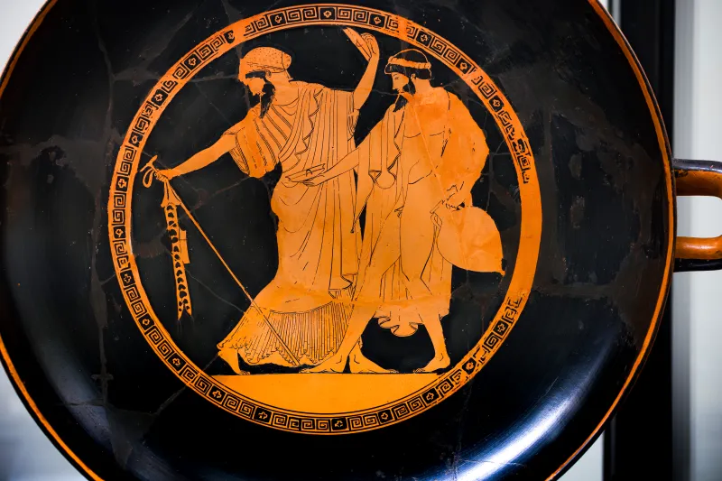 Douris - Arv 438 132 - Anacreontic Komos - Dionysos With Satyrs And Maenads - München As 2647 - 