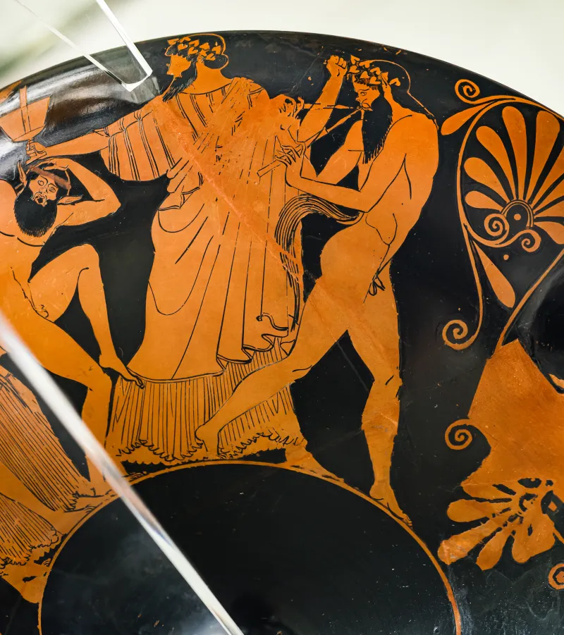 Douris - Arv 438 132 - Anacreontic Komos - Dionysos With Satyrs And Maenads - München As 2647 - 
