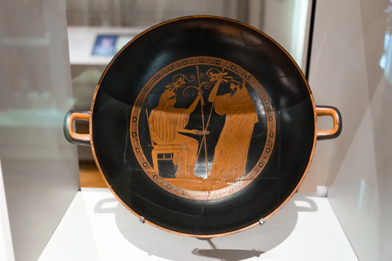 Douris - Arv 438 133 - Hera And Prometheus - Return Of Hephaistos - Komos - Paris Bnf Cabmed 542 - 
