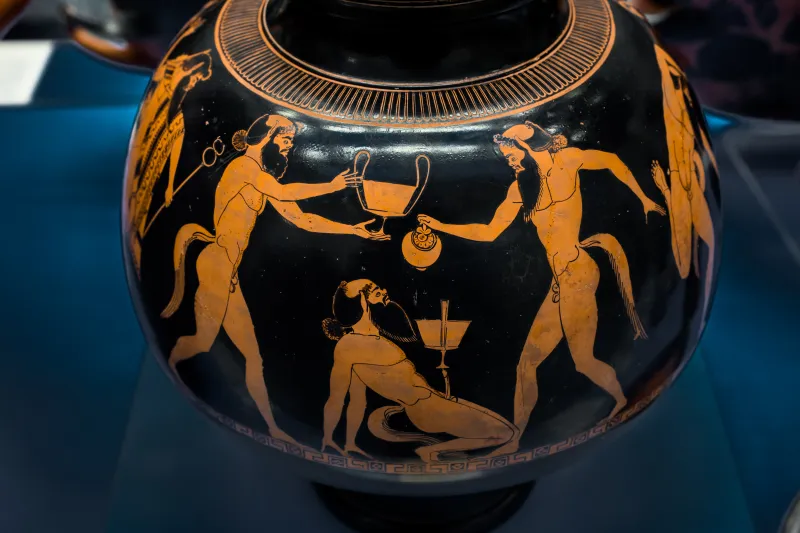 Douris Arv 446 262 Revel Of Satyrs 
