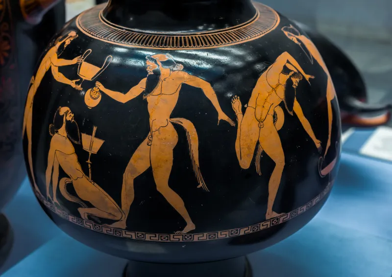 Douris Arv 446 262 Revel Of Satyrs 
