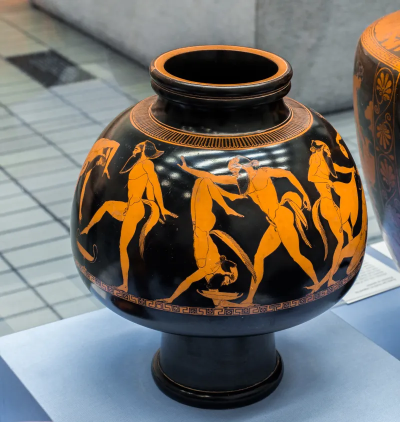 Douris Arv 446 262 Revel Of Satyrs 