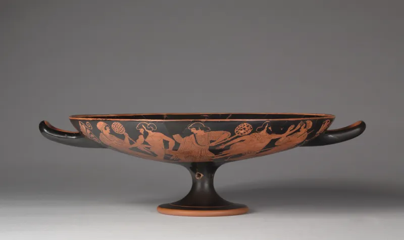 Douris (Greek, Attic, Active 500-470 Bc) - Drinking Cup (Kylix) - - Cleveland Museum Of 