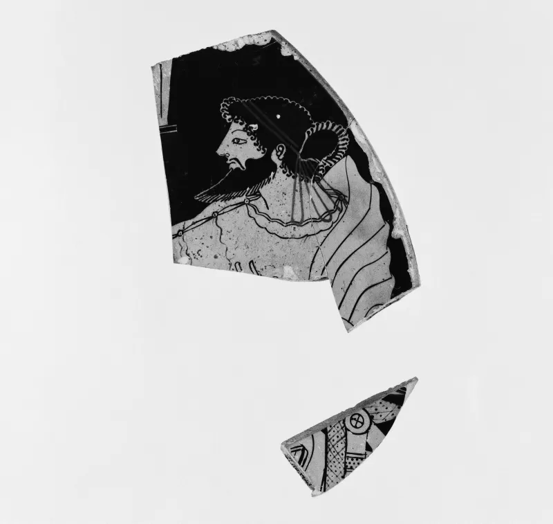 Four Fragments From Three Attic Red-Figure Cups, By Douris (Getty 